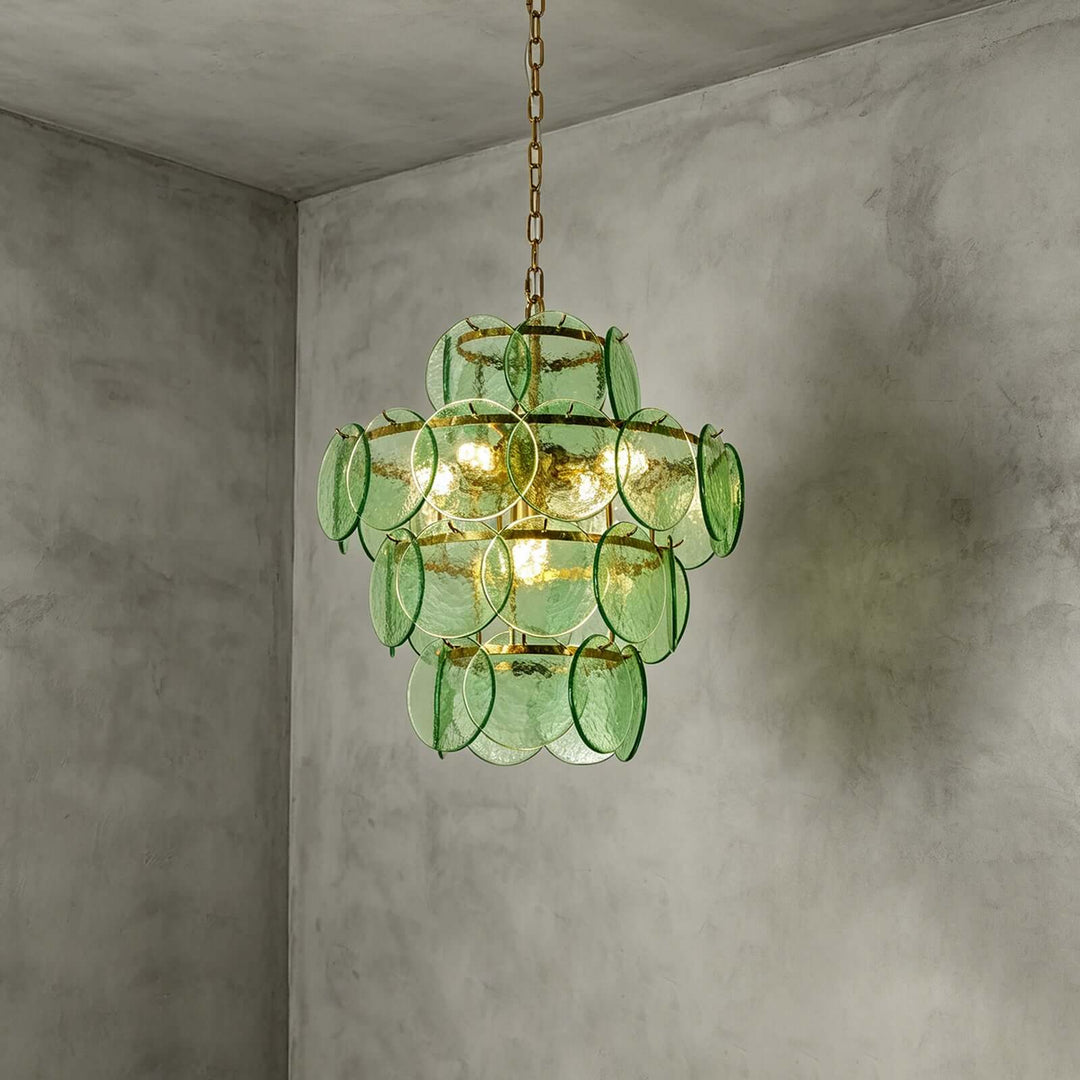 Cirelle Chandelier | French Art Deco Glass Chandelier