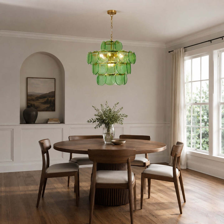 Cirelle Chandelier | French Art Deco Glass Chandelier