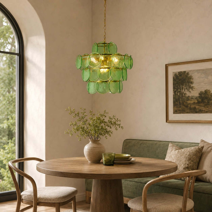 Cirelle Chandelier | French Art Deco Glass Chandelier