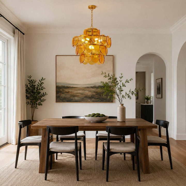 Cirelle Chandelier | French Art Deco Glass Chandelier
