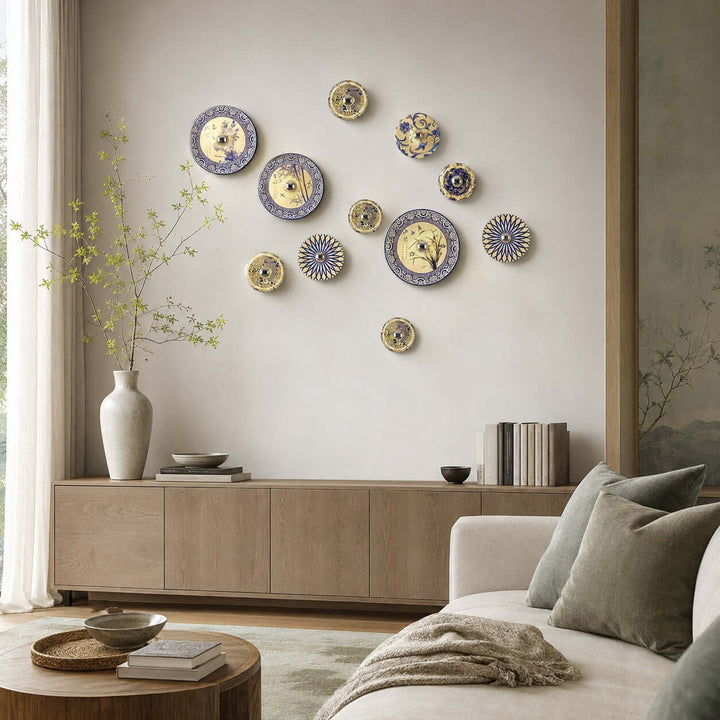 Cirelon Wabi Sabi Ceramic Wall Sconce for Bedroom and Hallway