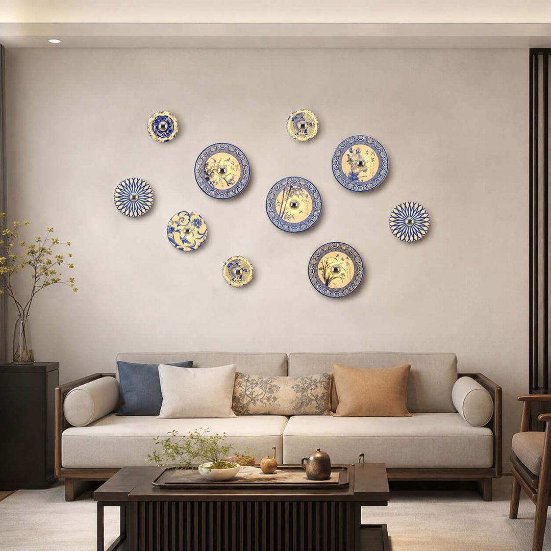 Cirelon Wabi Sabi Ceramic Wall Sconce for Bedroom and Hallway