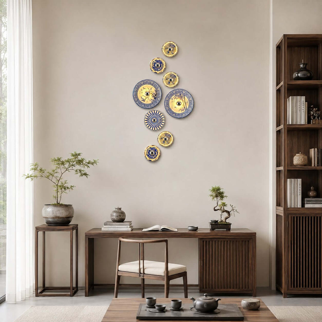 Cirelon Wabi Sabi Ceramic Wall Sconce for Bedroom and Hallway
