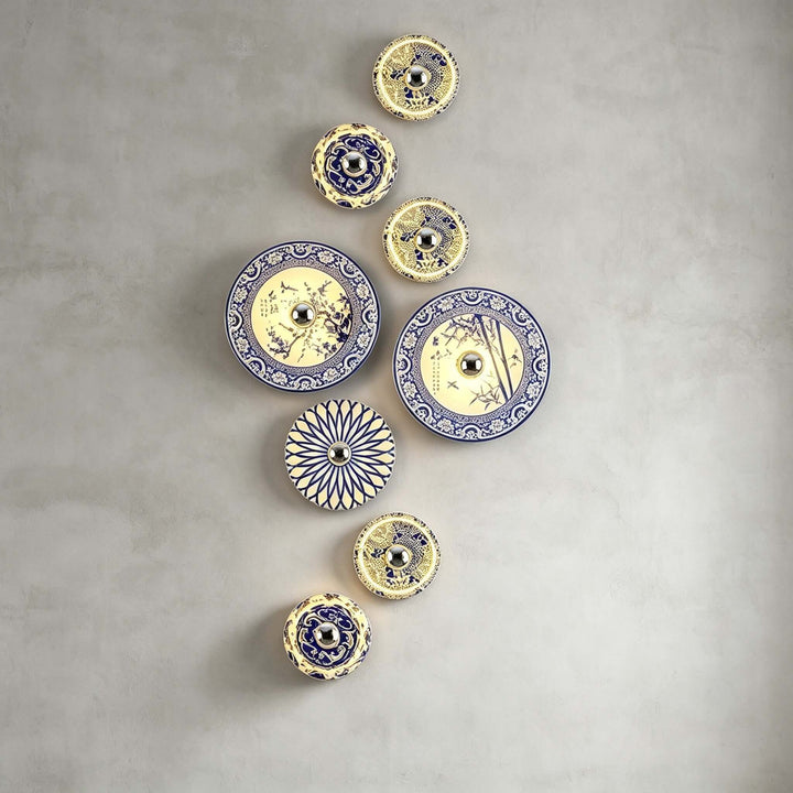Cirelon Wabi Sabi Ceramic Wall Sconce for Bedroom and Hallway