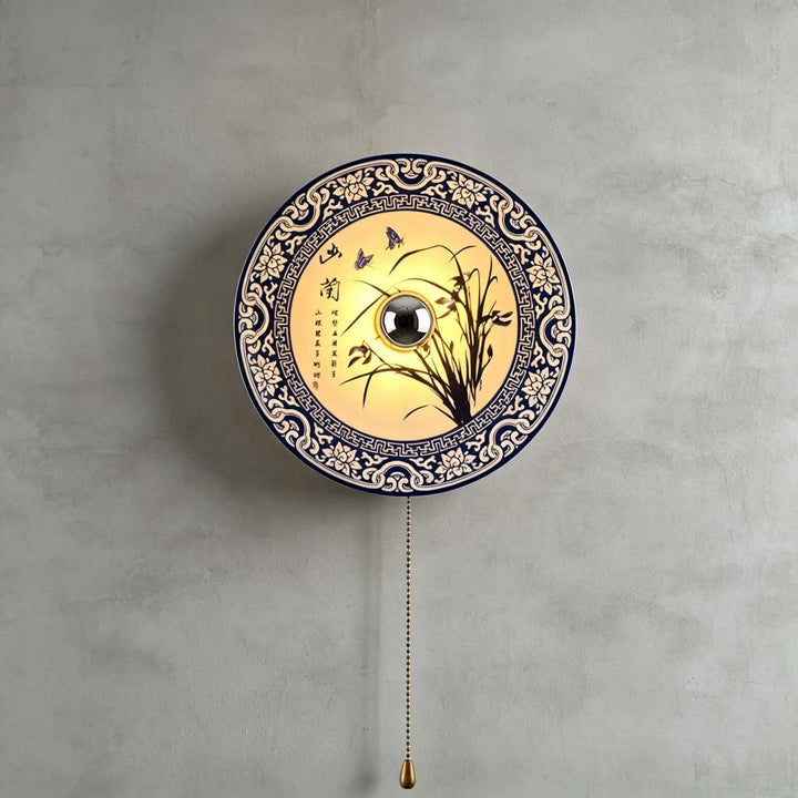 Cirelon Wabi Sabi Ceramic Wall Sconce for Bedroom and Hallway