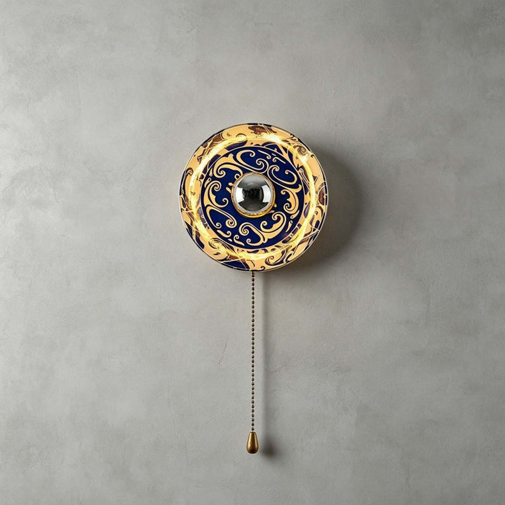 Cirelon Wabi Sabi Ceramic Wall Sconce for Bedroom and Hallway
