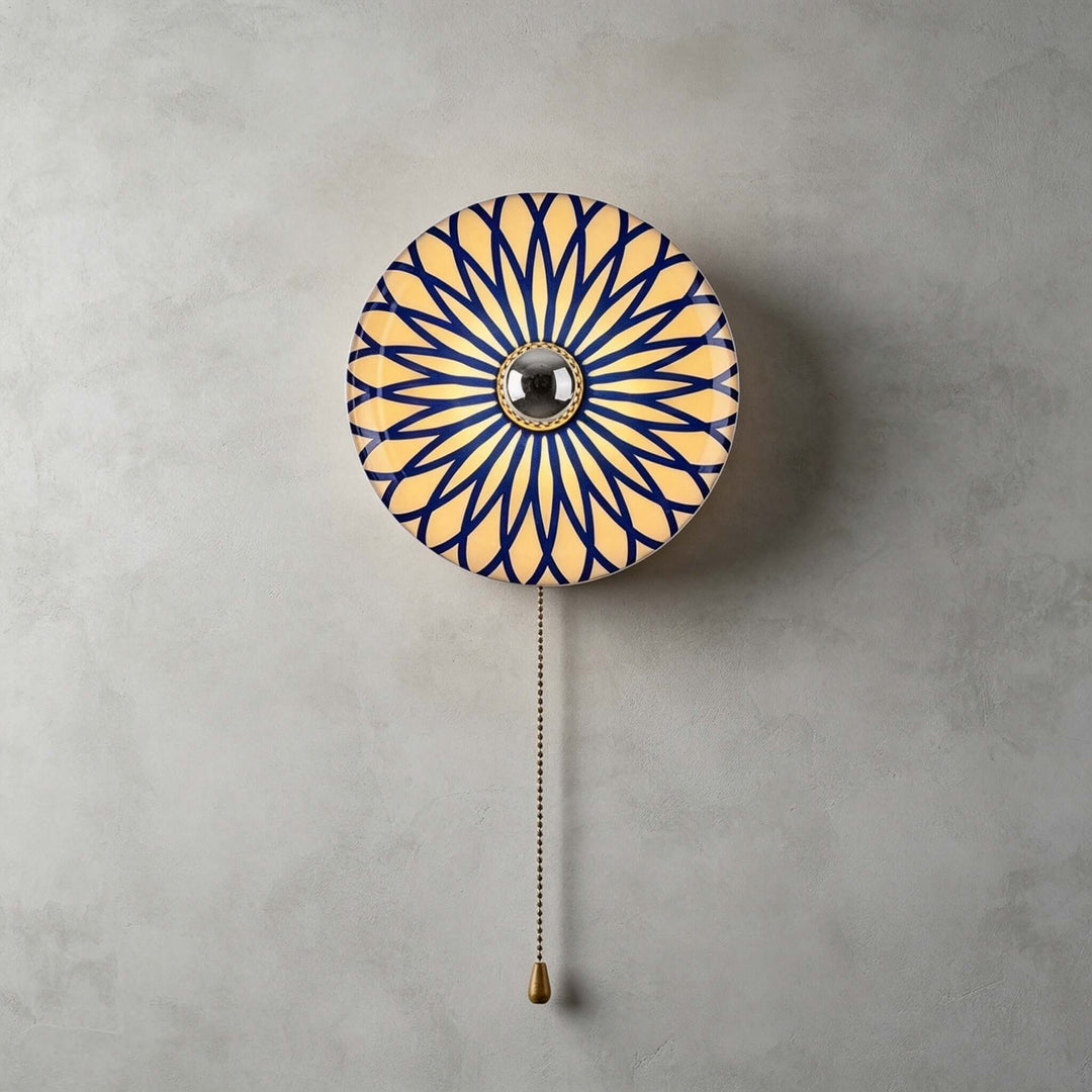 Cirelon Wabi Sabi Ceramic Wall Sconce for Bedroom and Hallway
