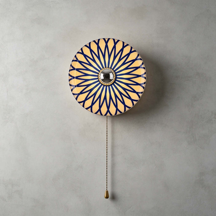 Cirelon Wabi Sabi Ceramic Wall Sconce for Bedroom and Hallway