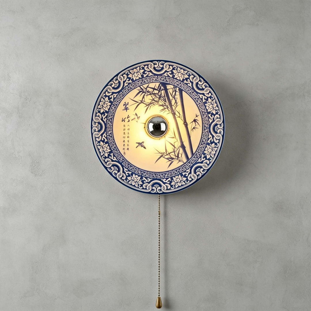 Cirelon Wabi Sabi Ceramic Wall Sconce for Bedroom and Hallway