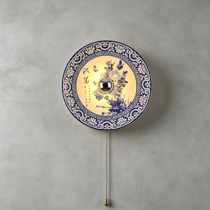 Cirelon Wabi Sabi Ceramic Wall Sconce for Bedroom and Hallway