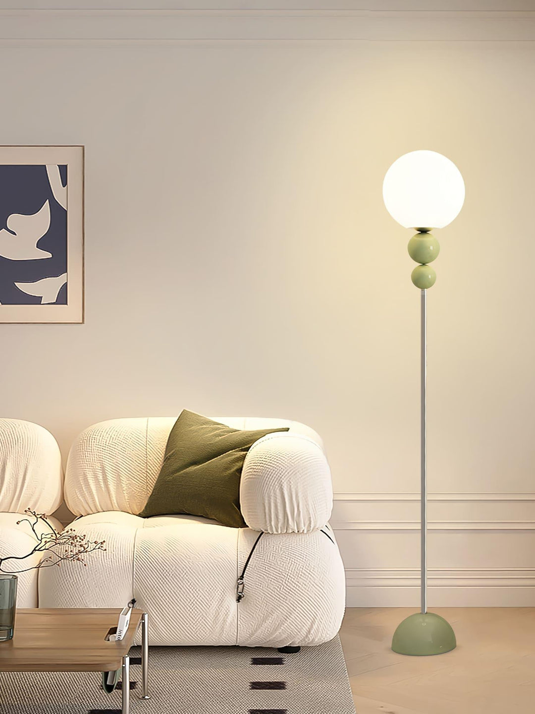 Clavel Floor Lamp | Modern Metal & Glass Design | Vinlighting | Vinlighting