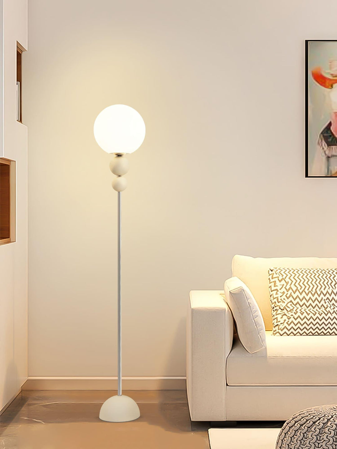 Clavel Floor Lamp | Modern Metal & Glass Design | Vinlighting | Vinlighting