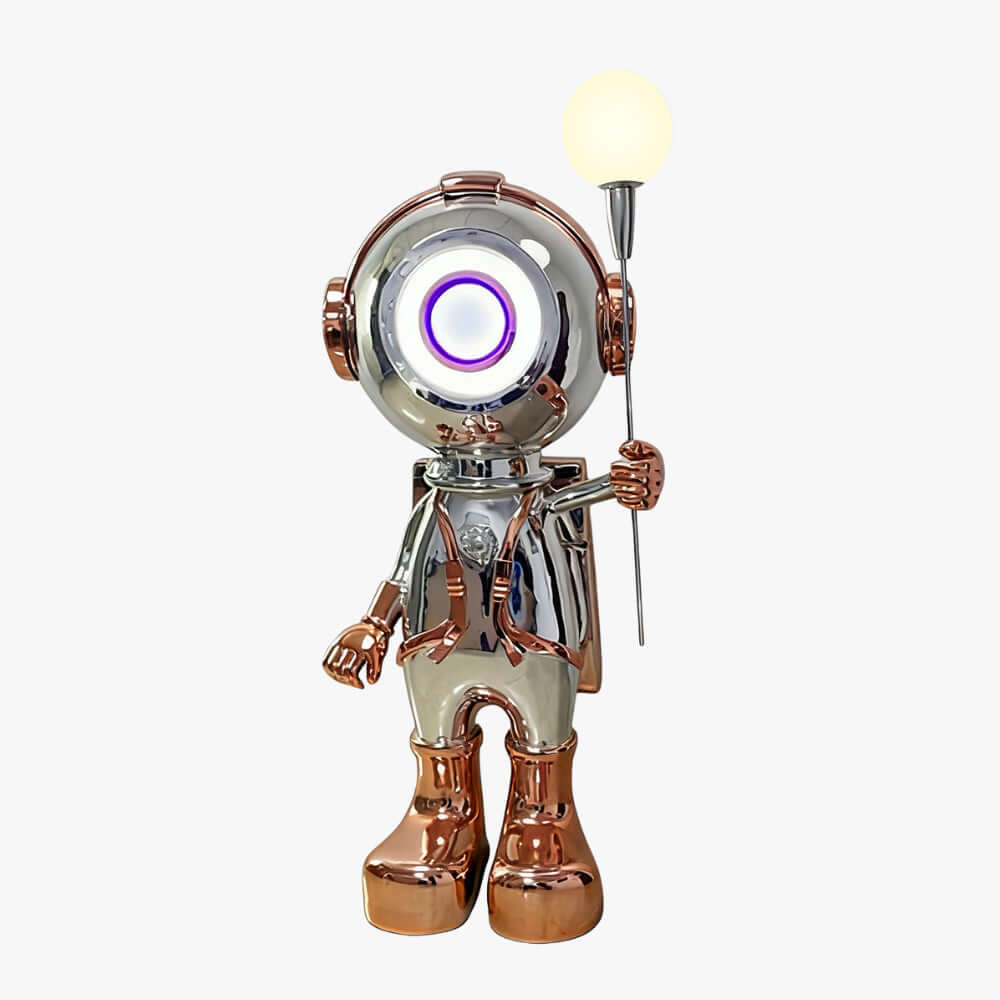 Clymet Art Deco Floor Lamp – Astronaut Sculpture for Living Room