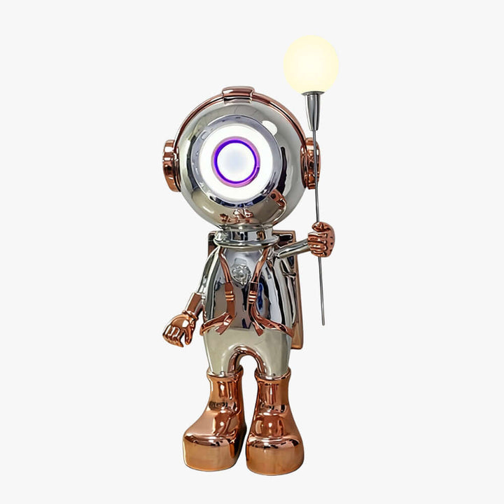 Clymet Art Deco Floor Lamp – Astronaut Sculpture for Living Room