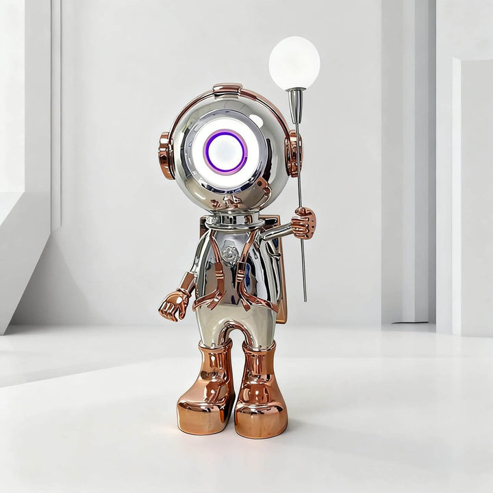 Clymet Art Deco Floor Lamp – Astronaut Sculpture for Living Room