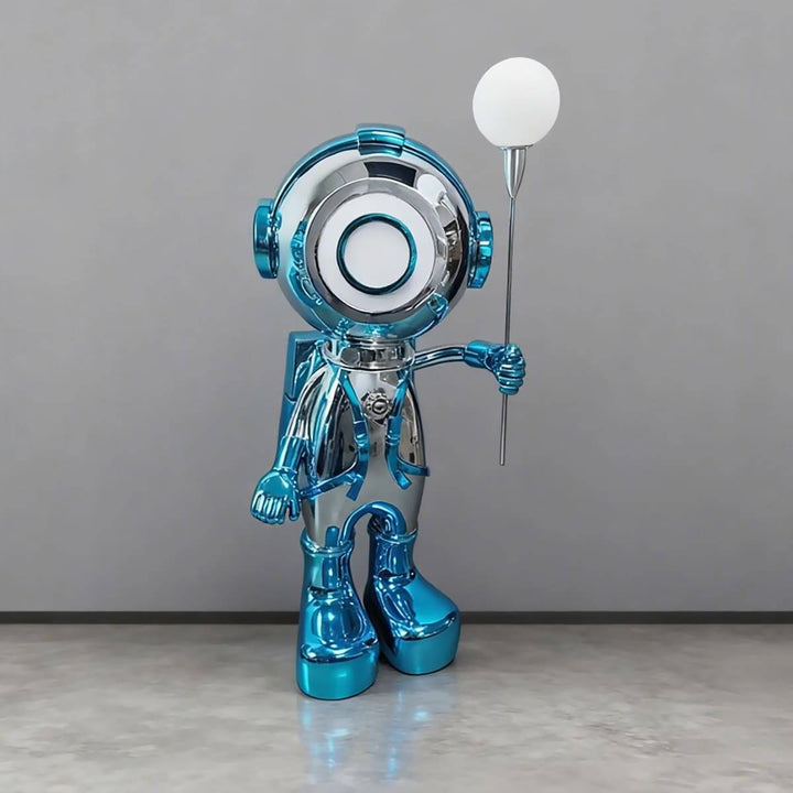 Clymet Art Deco Floor Lamp – Astronaut Sculpture for Living Room