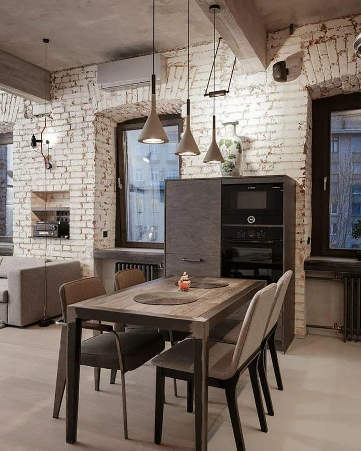 Contemporary Concrete Pendant Light - Mini Hanging Lamp for Bathroom | Vinlighting | Vinlighting