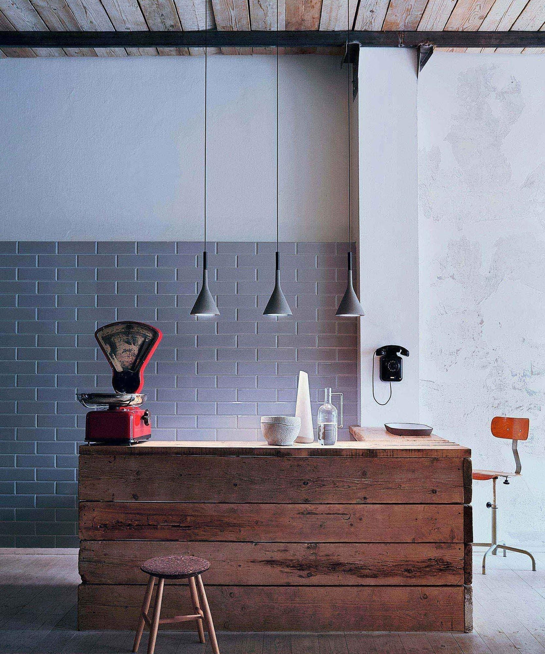 Contemporary Concrete Pendant Light - Mini Hanging Lamp for Bathroom | Vinlighting | Vinlighting