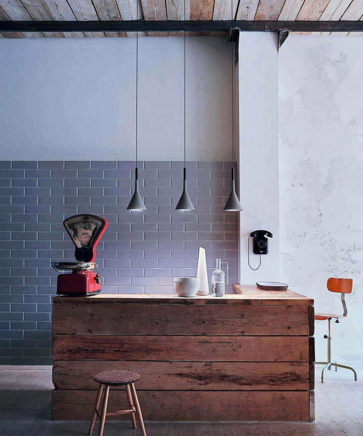 Contemporary Concrete Pendant Light - Mini Hanging Lamp for Bathroom | Vinlighting | Vinlighting