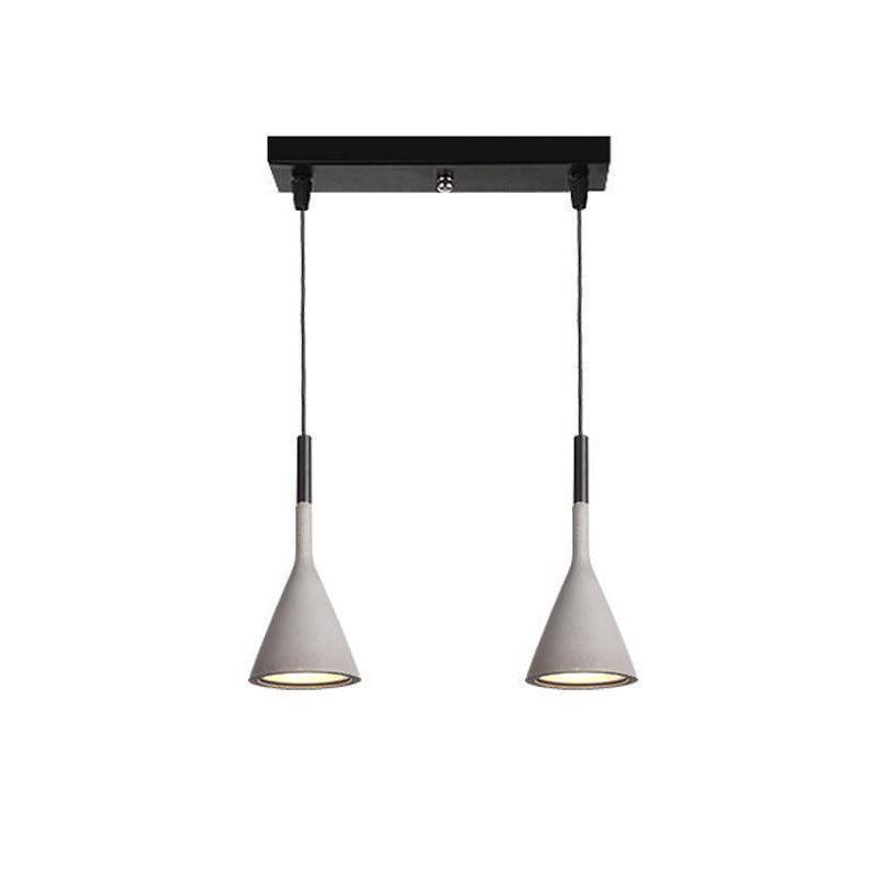 Contemporary Concrete Pendant Light - Mini Hanging Lamp for Bathroom | Vinlighting | Vinlighting