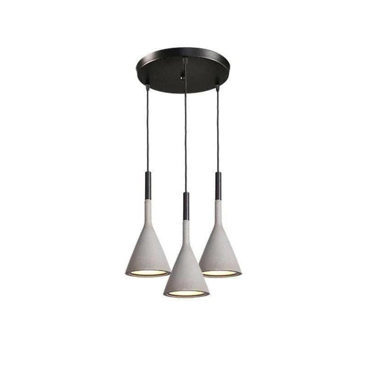 Contemporary Concrete Pendant Light - Mini Hanging Lamp for Bathroom | Vinlighting | Vinlighting