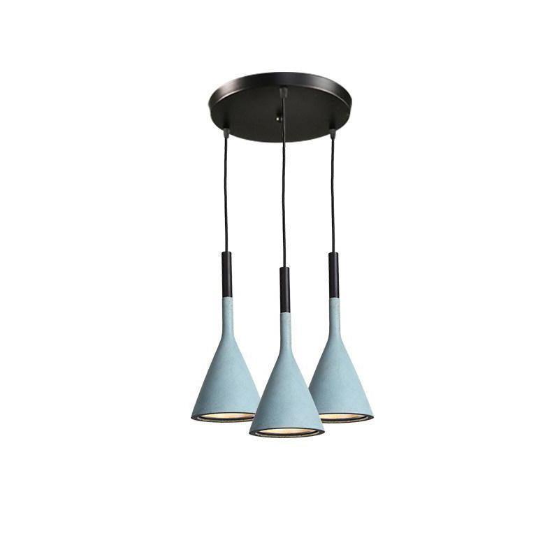 Contemporary Concrete Pendant Light - Mini Hanging Lamp for Bathroom | Vinlighting | Vinlighting