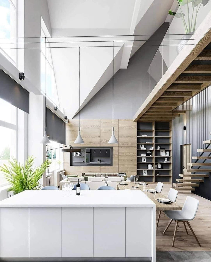 Contemporary Concrete Pendant Light - Mini Hanging Lamp for Bathroom | Vinlighting | Vinlighting