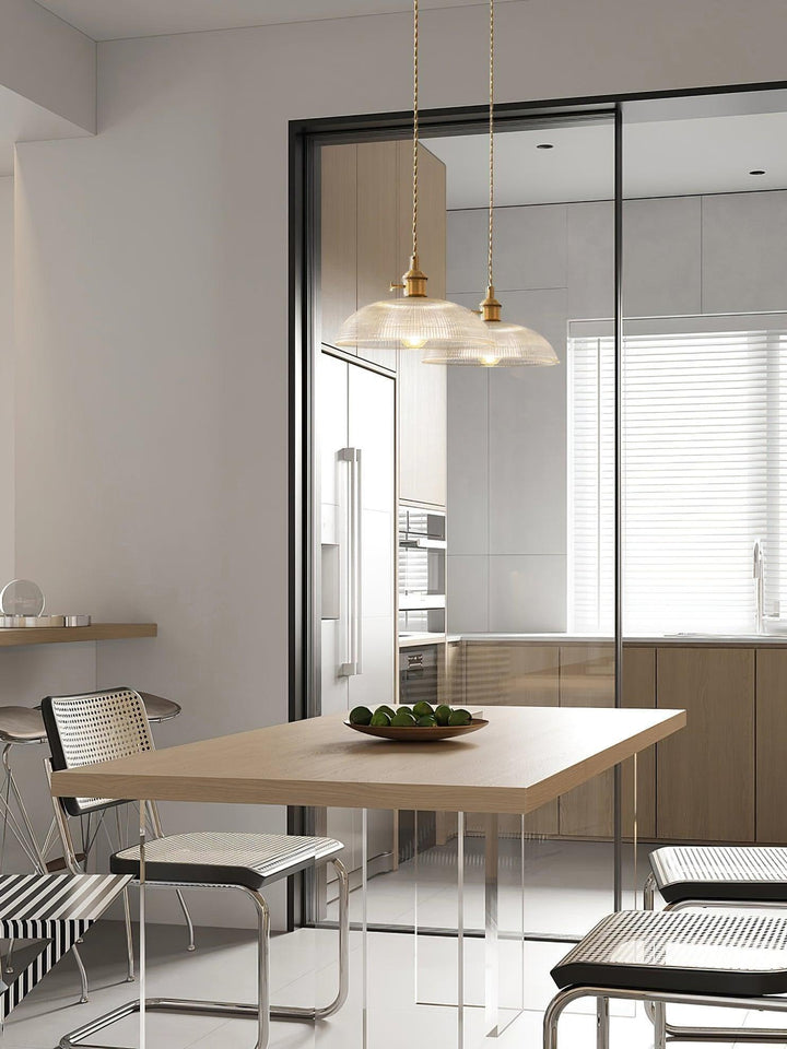 Contemporary Copper Glass Pendant Light - Hanging Lamp for Kitchen | Vinlighting | Vinlighting
