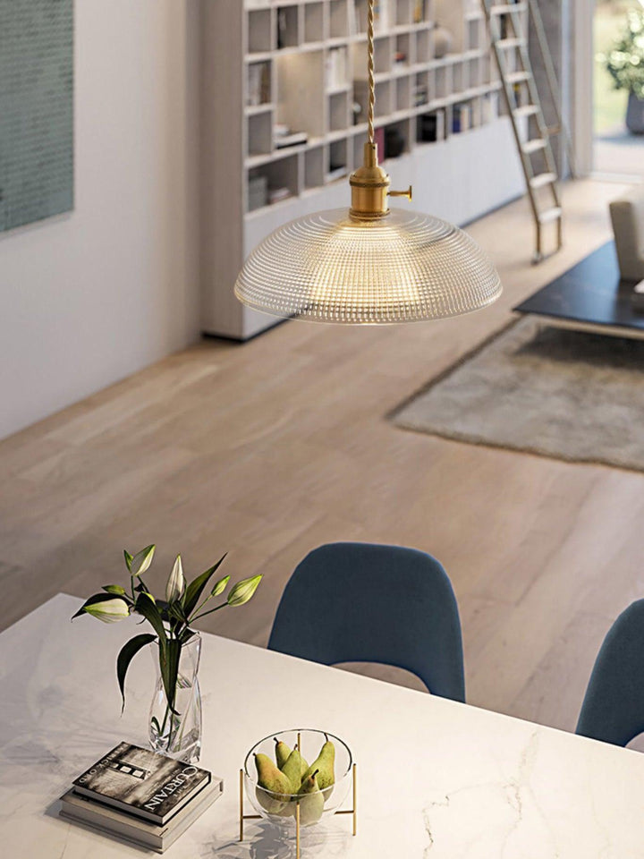 Contemporary Copper Glass Pendant Light - Hanging Lamp for Kitchen | Vinlighting | Vinlighting
