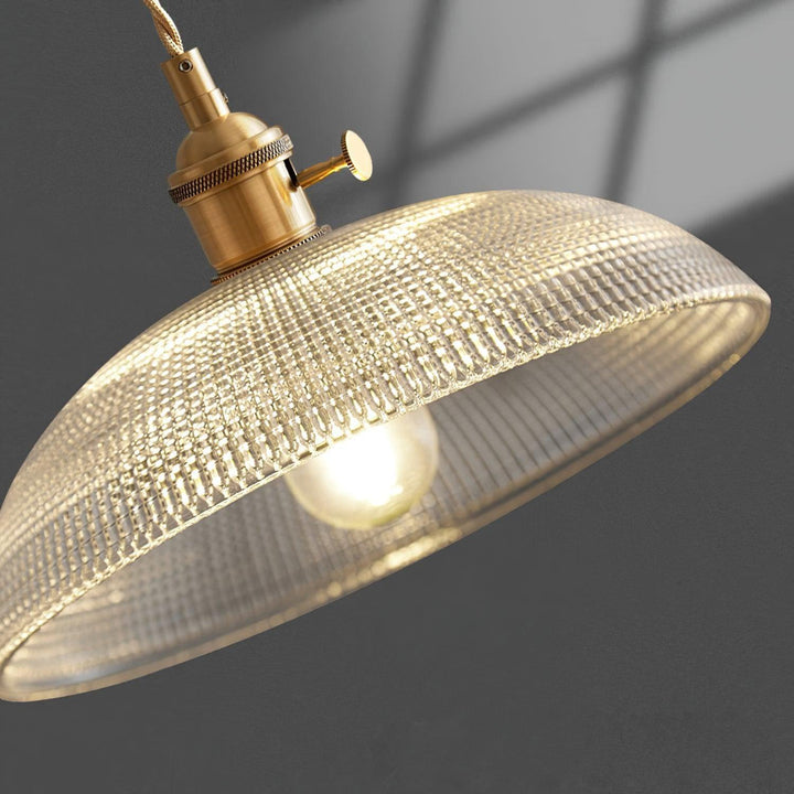 Contemporary Copper Glass Pendant Light - Hanging Lamp for Kitchen | Vinlighting | Vinlighting
