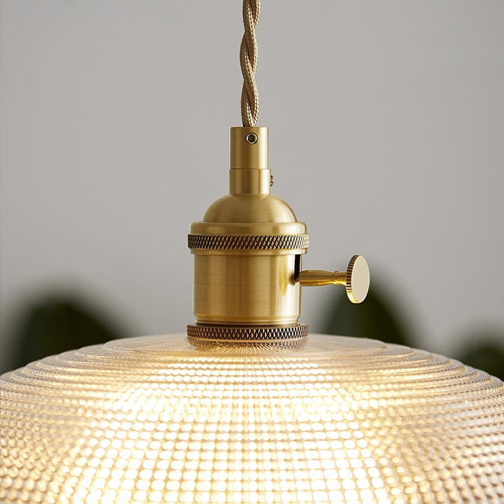 Contemporary Copper Glass Pendant Light - Hanging Lamp for Kitchen | Vinlighting | Vinlighting