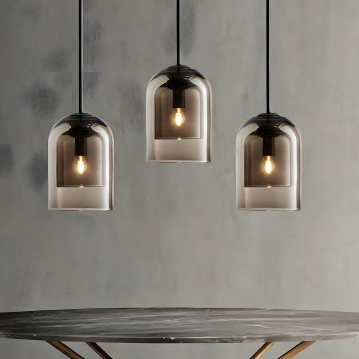 Contemporary Glass Hanging Lamp for Kitchen Island and Dining Room | Vinlighting | Vinlighting