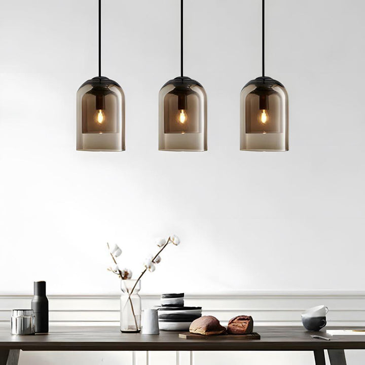 Contemporary Glass Hanging Lamp for Kitchen Island and Dining Room | Vinlighting | Vinlighting