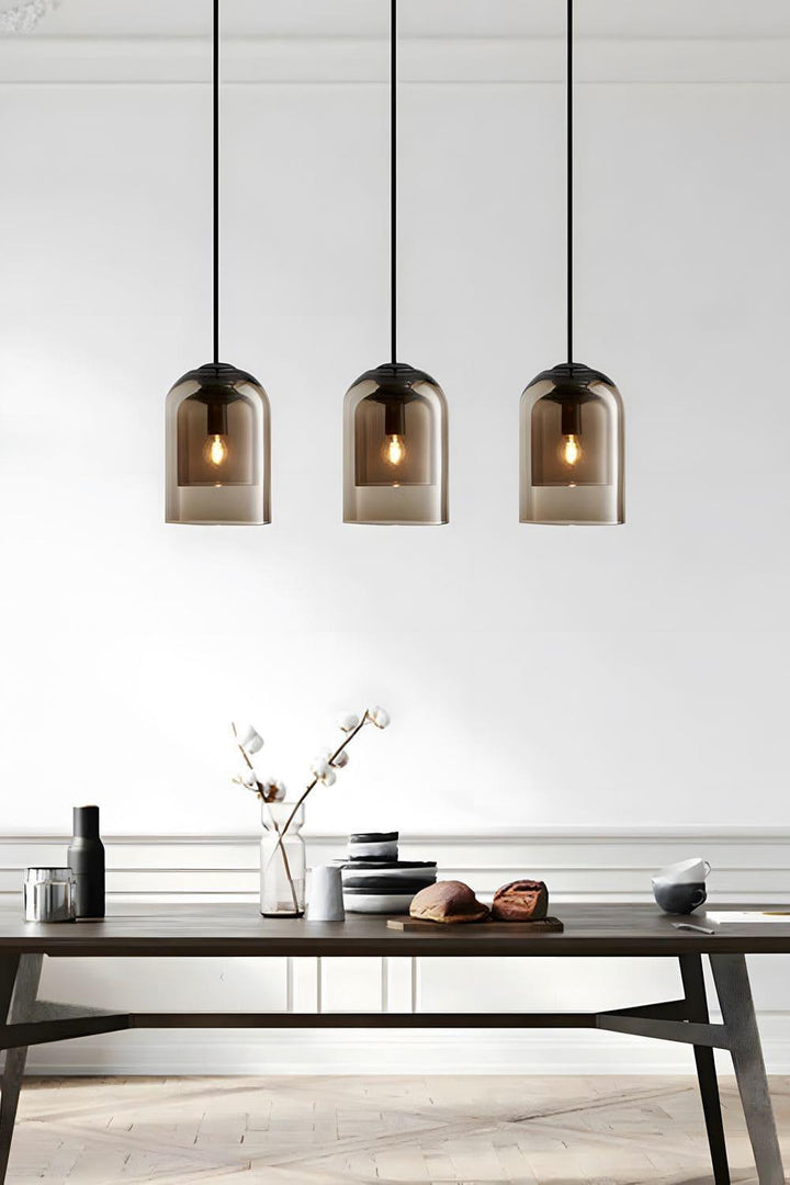 Contemporary Glass Hanging Lamp for Kitchen Island and Dining Room | Vinlighting | Vinlighting