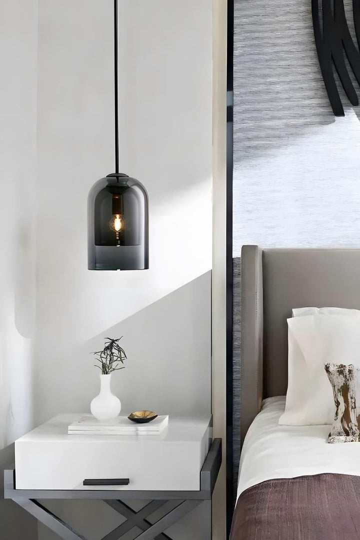 Contemporary Glass Hanging Lamp for Kitchen Island and Dining Room | Vinlighting | Vinlighting