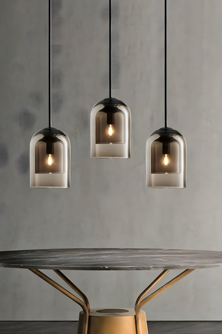 Contemporary Glass Hanging Lamp for Kitchen Island and Dining Room | Vinlighting | Vinlighting