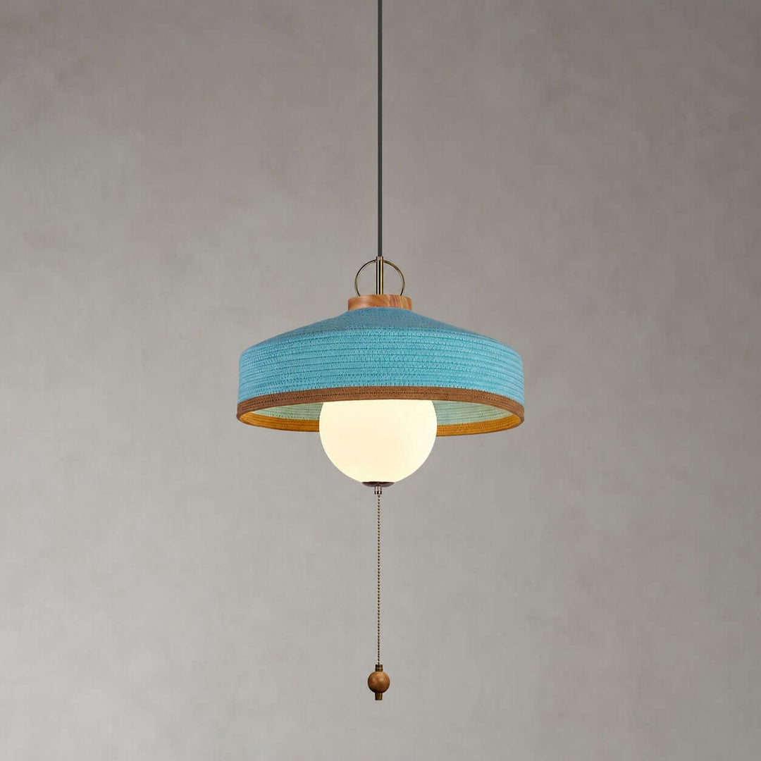 Coralie Pendant Light | Modern Fabric Shade for Dining Rooms