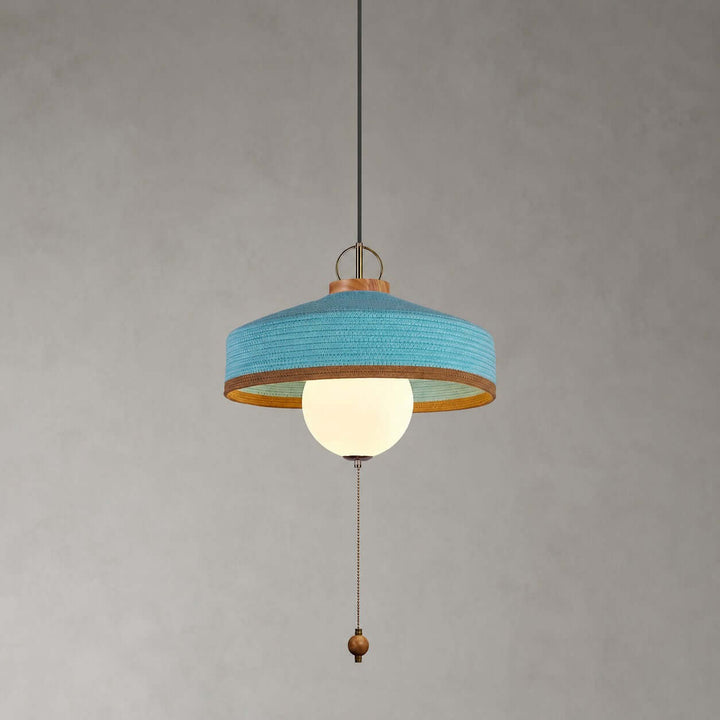 Coralie Pendant Light | Modern Fabric Shade for Dining Rooms