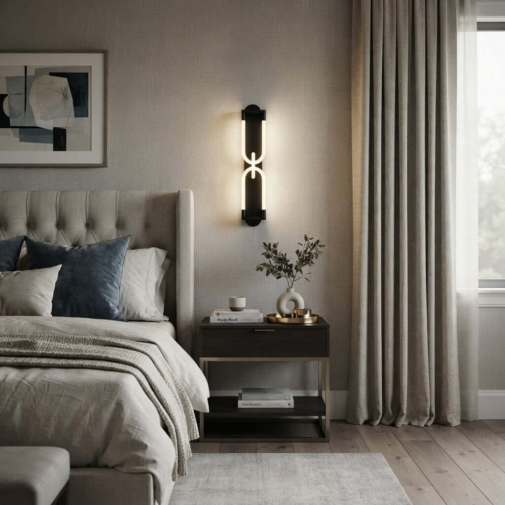 Corra Wall Sconce | Modern LED Wall Light for Bedroom Hallways