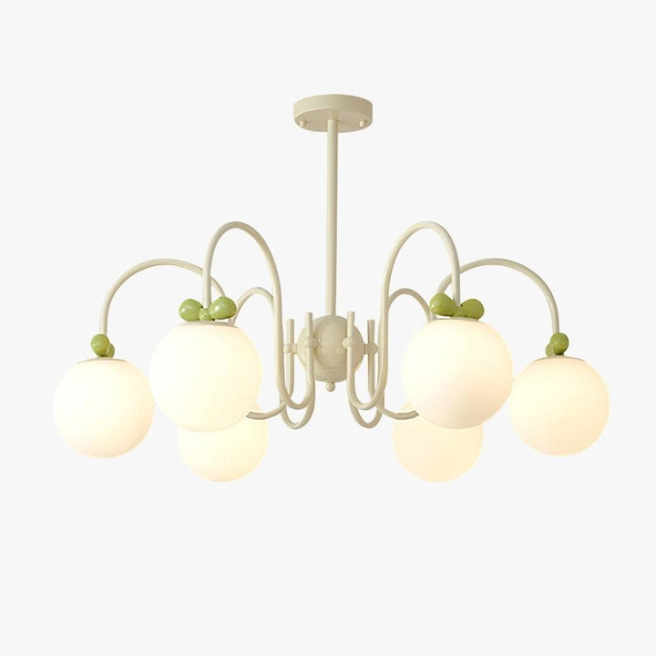 Cream Cherry Chandelier – Playful Elegance with Soft Glow | Vinlighting | Vinlighting