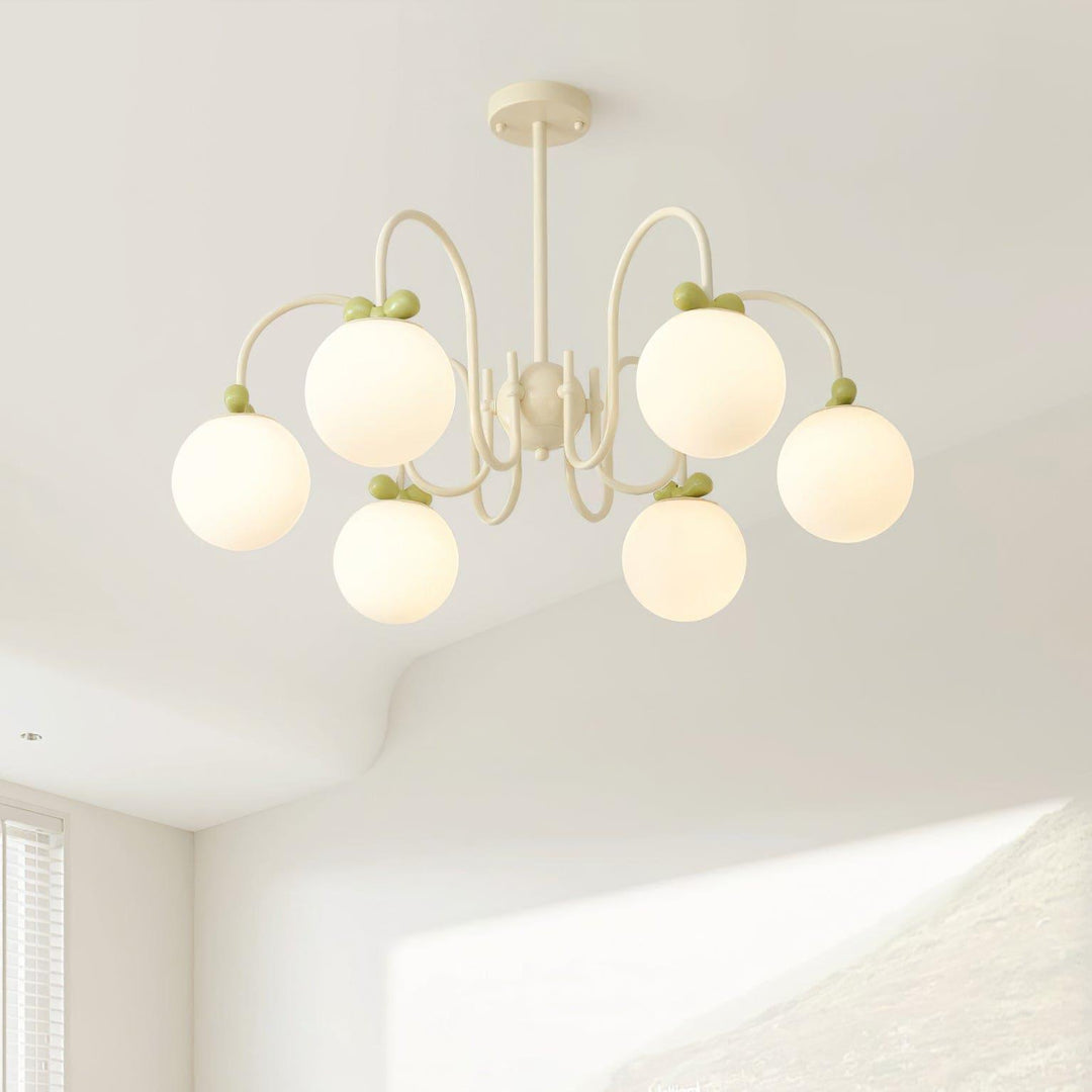 Cream Cherry Chandelier – Playful Elegance with Soft Glow | Vinlighting | Vinlighting