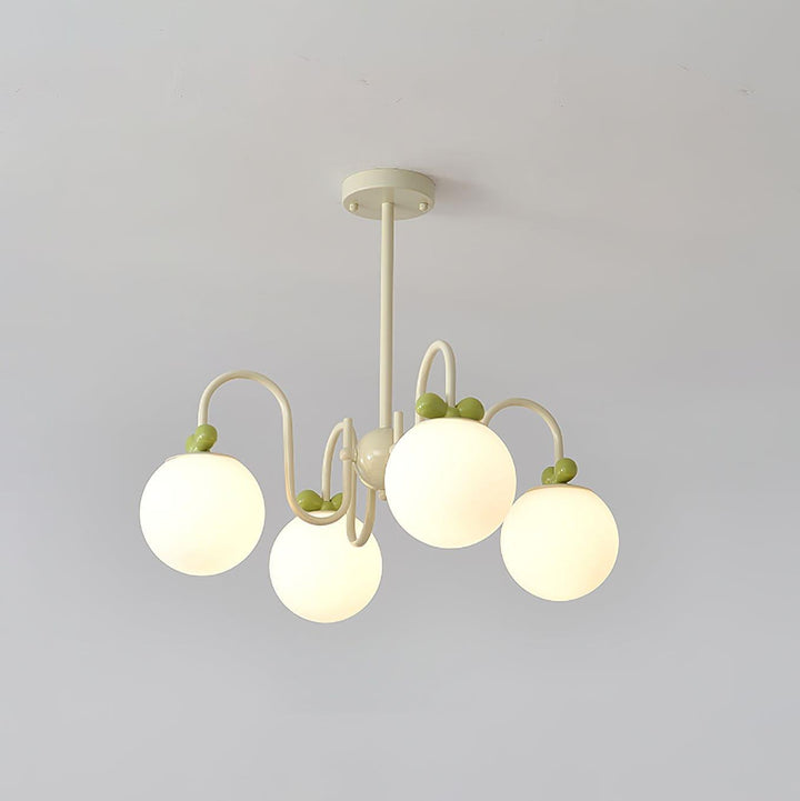 Cream Cherry Chandelier – Playful Elegance with Soft Glow | Vinlighting | Vinlighting