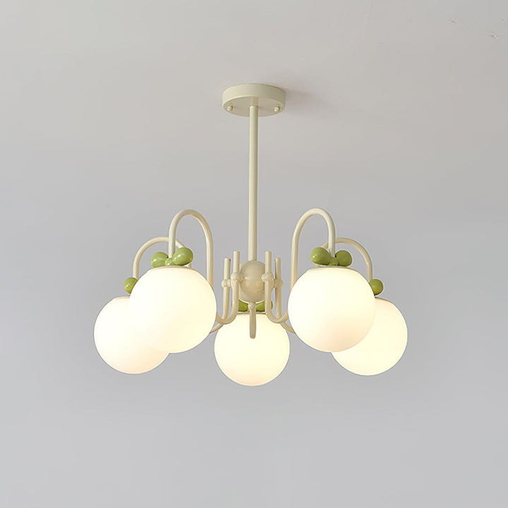 Cream Cherry Chandelier – Playful Elegance with Soft Glow | Vinlighting | Vinlighting