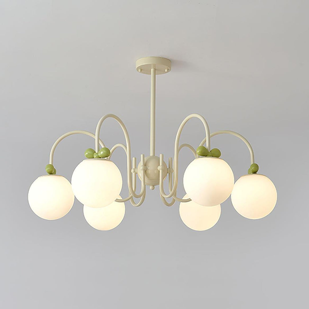 Cream Cherry Chandelier – Playful Elegance with Soft Glow | Vinlighting | Vinlighting