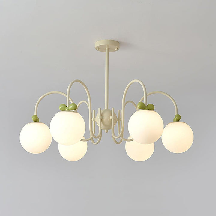 Cream Cherry Chandelier – Playful Elegance with Soft Glow | Vinlighting | Vinlighting