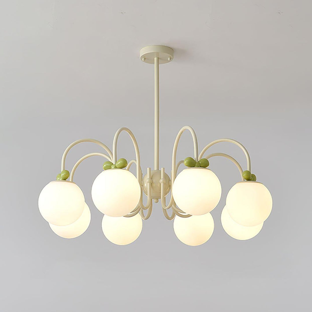 Cream Cherry Chandelier – Playful Elegance with Soft Glow | Vinlighting | Vinlighting