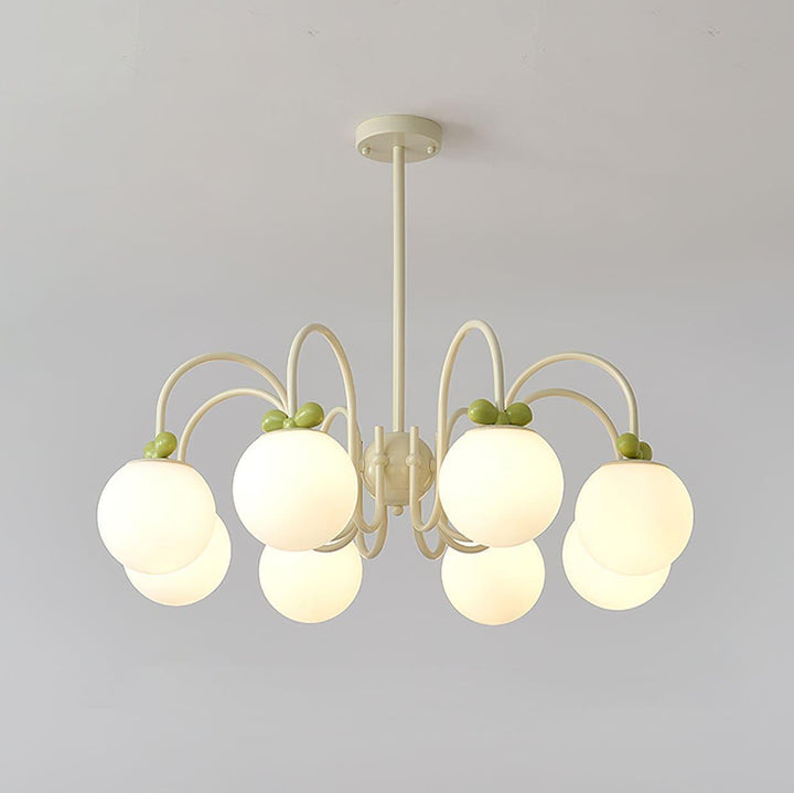 Cream Cherry Chandelier – Playful Elegance with Soft Glow | Vinlighting | Vinlighting