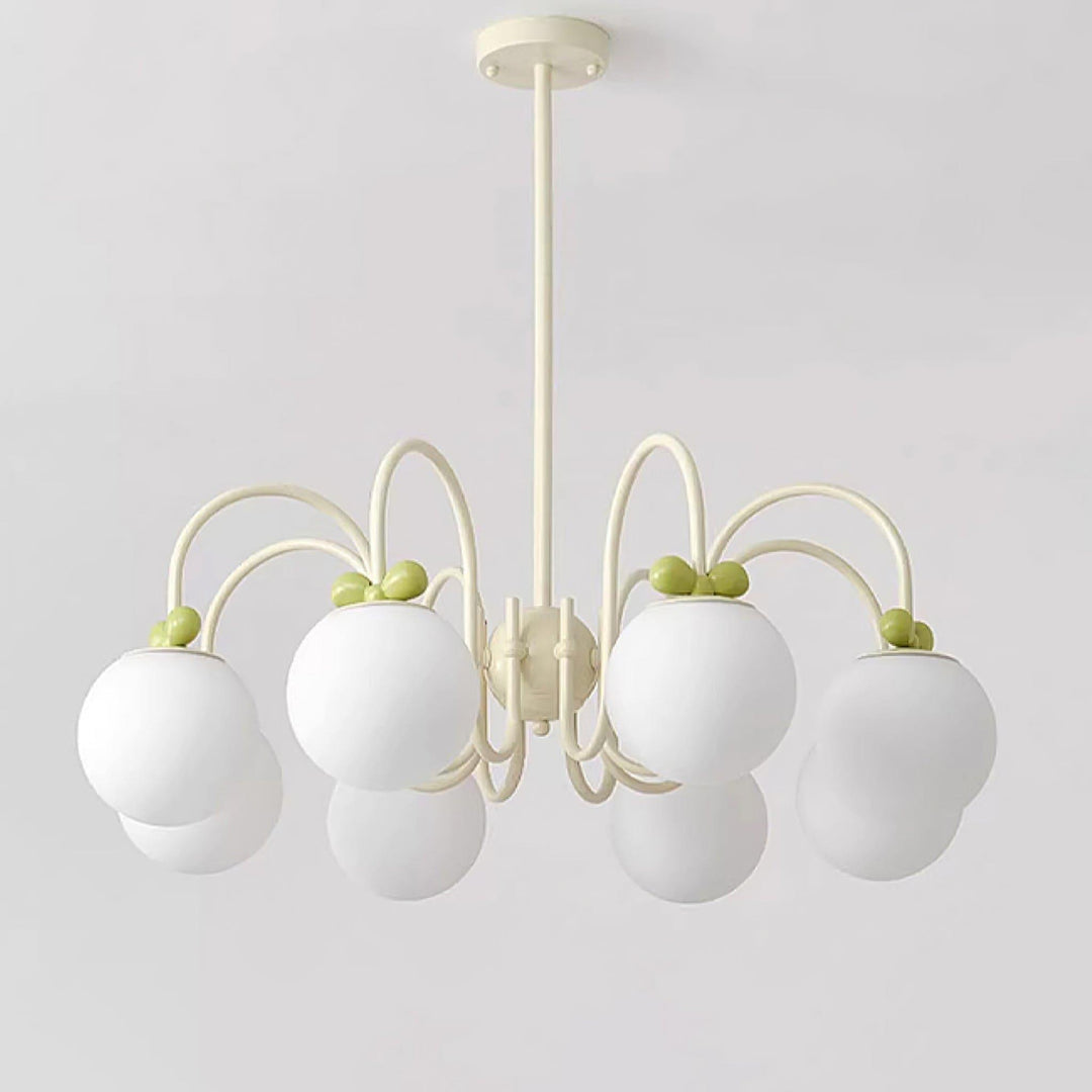 Cream Cherry Chandelier – Playful Elegance with Soft Glow | Vinlighting | Vinlighting