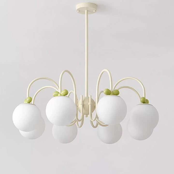 Cream Cherry Chandelier – Playful Elegance with Soft Glow | Vinlighting | Vinlighting