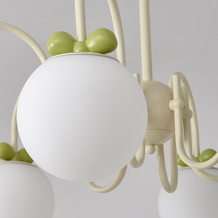 Cream Cherry Chandelier – Playful Elegance with Soft Glow | Vinlighting | Vinlighting
